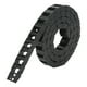 thumbnail image 4 of Cadena portacables ignífuga con conector de extremo CNC de nailon negro anidable y resistente a altas temperaturas, 4 of 8