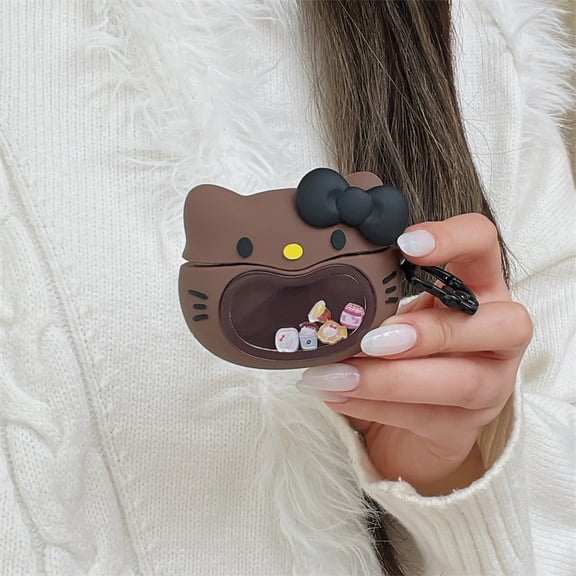 Funny Cute Cartoon Hello Kitty Earphone Case For Apple Airpods 4 3 2 Pro 3 Protective Cover For Airpods Pro Headset Charing Cases