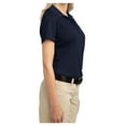 thumbnail image 3 of Yellow Rooster Women's Tech Pique Female Polo T-Shirts Dark Navy XL, 3 of 6