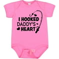thumbnail image 3 of Inktastic I Hooked Daddy's Heart with Fishing Rod Boys or Girls Baby Bodysuit, 3 of 5