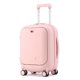 thumbnail image 1 of KLQDZMS ABS + maleta para PC con apertura frontal, maleta de embarque para ordenador portátil, cubierta de carrito con carga USB, equipaje de cabina para mujer de 18 "20" 24 pulgadas, 1 of 4