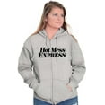 thumbnail image 4 of Hot Mess Express Rebel Girly Messy Zip Hoodie Sweatshirt Women Brisco Brands L, 4 of 6