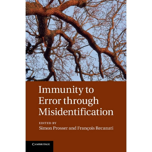 Immunity to Error Through Misidentification: New Essays, (Paperback)
