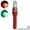 red green, variant on Car Cigarette Lighter Accessory Plug, 12V/24V, 20A Fuse, Red LED, 3.62 Inch Length, Solder Mount