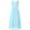 Light Blue, variant on Alvivi Kids Girls Chiffon V Neck Party Dress Wedding Maxi Formal Ball Gown 4-14