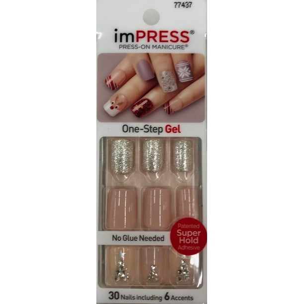 KISS imPRESS Press-on Manicure Artificial Nail Kit, BIPA189 Catch My ...