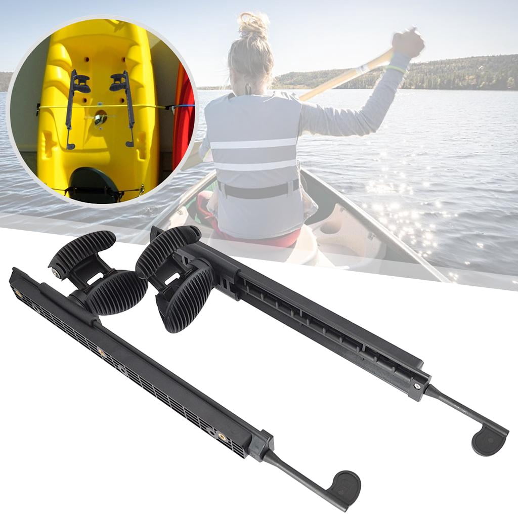 Fawoonu Système de Direction de Kayak avec Pédales et Gouvernail en Nylon pour un Contrôle de Direction Amélioré