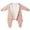 Blush, variant on PurComfy Supersoft Baby Safe Sleep Sleepsuit, Zipper + Snap for Easy Diaper Changes 0-3 Months, Berry