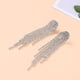thumbnail image 2 of Pendientes largos con borlas colgantes para mujer, pendientes colgantes con diamantes de imitación para adolescentes y niñas, pendientes colgantes para bodas, bailes de graduación, joyería de moda brillar  Electrónica, 2 of 4