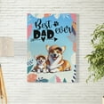 thumbnail image 2 of Best Corgi Dad Ever Happy Father's Day Vertical Matte Canvas Poster Welsh Corgi Dog Lover Gifts Idea Wall Art Home Decor - 02006, 2 of 5