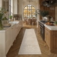 thumbnail image 3 of BERTHMEER 2'x8' Runner Rugs for Hallway Kitchen Doorway Laundry Entrance Bedroom Dining Room Machine Washable Non Slip Oriental Vintage Traditional Floral Indoor Runner Rugs,Beige Brown, 3 of 7