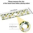 thumbnail image 4 of Sink Faucet Absorbing Mat, 2 Pack Drying Mat Around Faucet Sink Splash Guard Behind Faucet Sinkmat For Kitchen Bathroom Island Rv 15 * 5.5 Inch (60 * 14 cm), 4 of 6