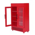 thumbnail image 4 of Dollhouse Refrigerator, Wood Dollhouse Fridge Double Door Safe Simulation Easy To Store Exquisite Workmanship  For 1:12 Dollhouse White,Yellow,Black,Blue,Red, 4 of 8