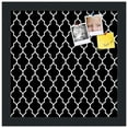 thumbnail image 2 of PinPix 12x12 Custom Cork Bulletin Board Quatrefoil Black Poster Board Has a Fabric Style Canvas Finish, Framed in Quatrefoil Black, by ArtToFrames (PinPix-116), 2 of 6