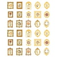 thumbnail image 1 of simhoa 30 Pcs Stickers DIY Decoration Supplies Journal Stickers for Card Making Journal E, 1 of 8