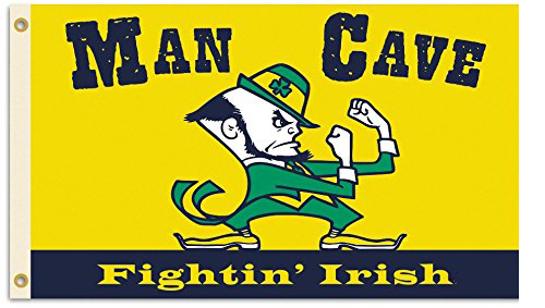 QIFEIHA Notre Dame Fighting Irish Flag 3x5 Feet Banner Flag