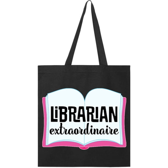 Inktastic Librarian Extraordinaire Library Appreciation Gift Tote Bag