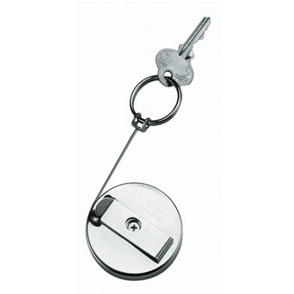 Custom Accessories C Accessories Retractable Key Chain Chrome