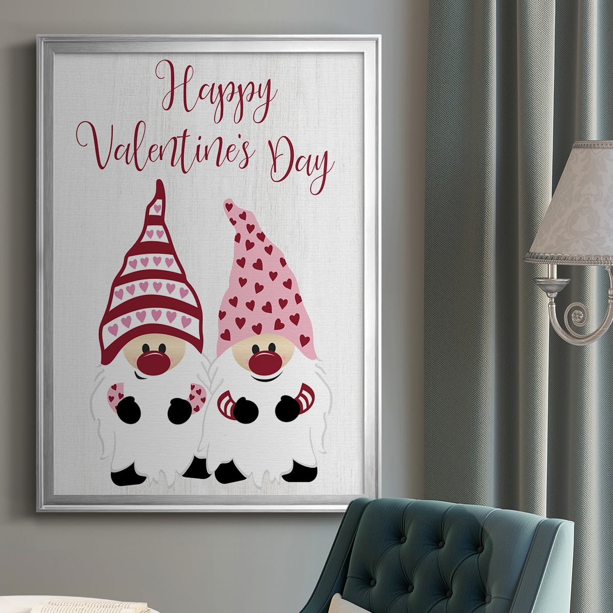Valentines Gnomes Premium Classic Framed Print - Ready to Hang