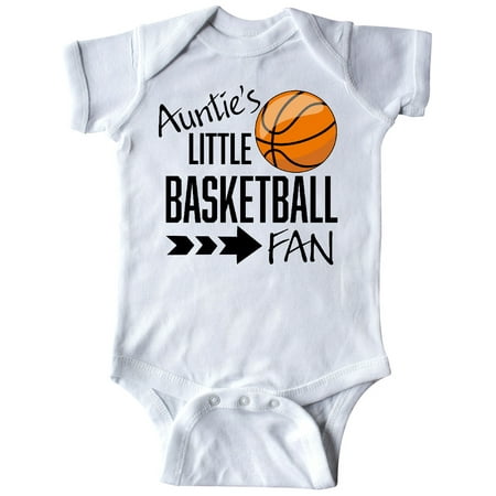 

Inktastic Auntie s Little Basketball Fan Gift Baby Boy or Baby Girl Bodysuit