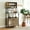 Gray, variant on Demi Bonn 67" Baker's Rack with Power Outlet and Storage Shelves, Microwave Stand with Louvred Door Cabinets for Home, Dining Room, Black