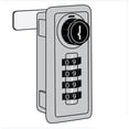 thumbnail image 1 of Resettable Combination Lock Salsbury Industries Wood Locker, 1 of 1
