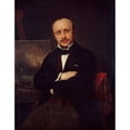 thumbnail image 3 of Ditlev Blunck 12x14 Black Modern Framed Museum Art Print Titled - Portrait of the Painter Anton Melbye (1852), 3 of 5