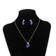 thumbnail image 3 of Elegante Conjunto de Collar de de Imitación con Pendiente, Decoración de Joyería de Baile, Mujer Yinane Collar de gota de agua, 3 of 8