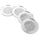 thumbnail image 3 of Round Glass Craft Placemats for General Users Heat Resistant Cup Mat 4Pcs, 3 of 4