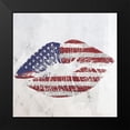 thumbnail image 2 of Sommers, Mindy 12x12 Black Modern Framed Museum Art Print Titled - American Kiss, 2 of 5