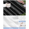 thumbnail image 6 of Black Geometric Abstract Art Beach Towels Oversized Super Absorbent, White Stripes Triangle Arrow Lightweight Bath Towel Quick Dry Sets For Bathroom/Pool/Rv Camping/Beach Play/Gym Room/Picnic 30"x60", 6 of 8