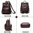 thumbnail image 5 of Sunyuer PU Leather Backpack Purse for Women | Anti-theft Stylish & Functional Ladies Shoulder Bag Handbag Suitable for Work, Travel, and Daily Use, 5 of 7