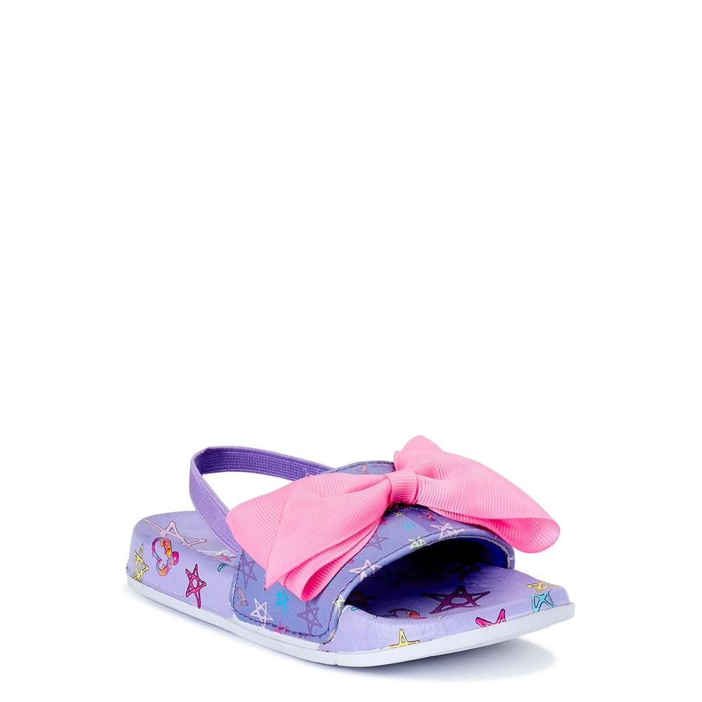 JoJo Siwa - JoJo Siwa Toddler Girls EVA Slide Sandals with Star Print ...