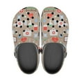 thumbnail image 2 of Medical Theme Black Sole Clog Shoes, 2 of 6