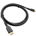thumbnail image 2 of Ax Gear Micro HDMI to HDMI Cable, 6 FT, Gold-Plated, HDCP Compliant, High Speed, for HDTV, 2 of 3