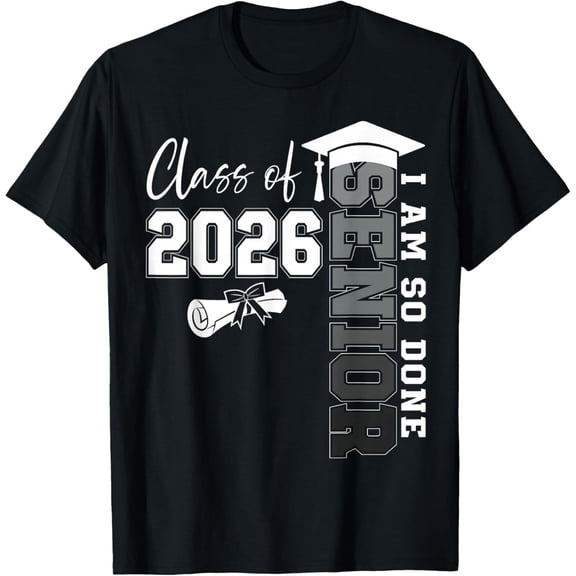 Class of 2026 Senior 2026 Graduation Decoration Men Senior T-Shirt