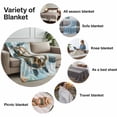 thumbnail image 6 of Flannel Fleece Throw Blanket Sea Turtle Ocean Starfish Seaweed Lightweight Soft Plush Blankets,Underwater World Marine Life Cozy Warm Throw Blanket for Couch Sofa Bed Car Office 50x60in, 6 of 9
