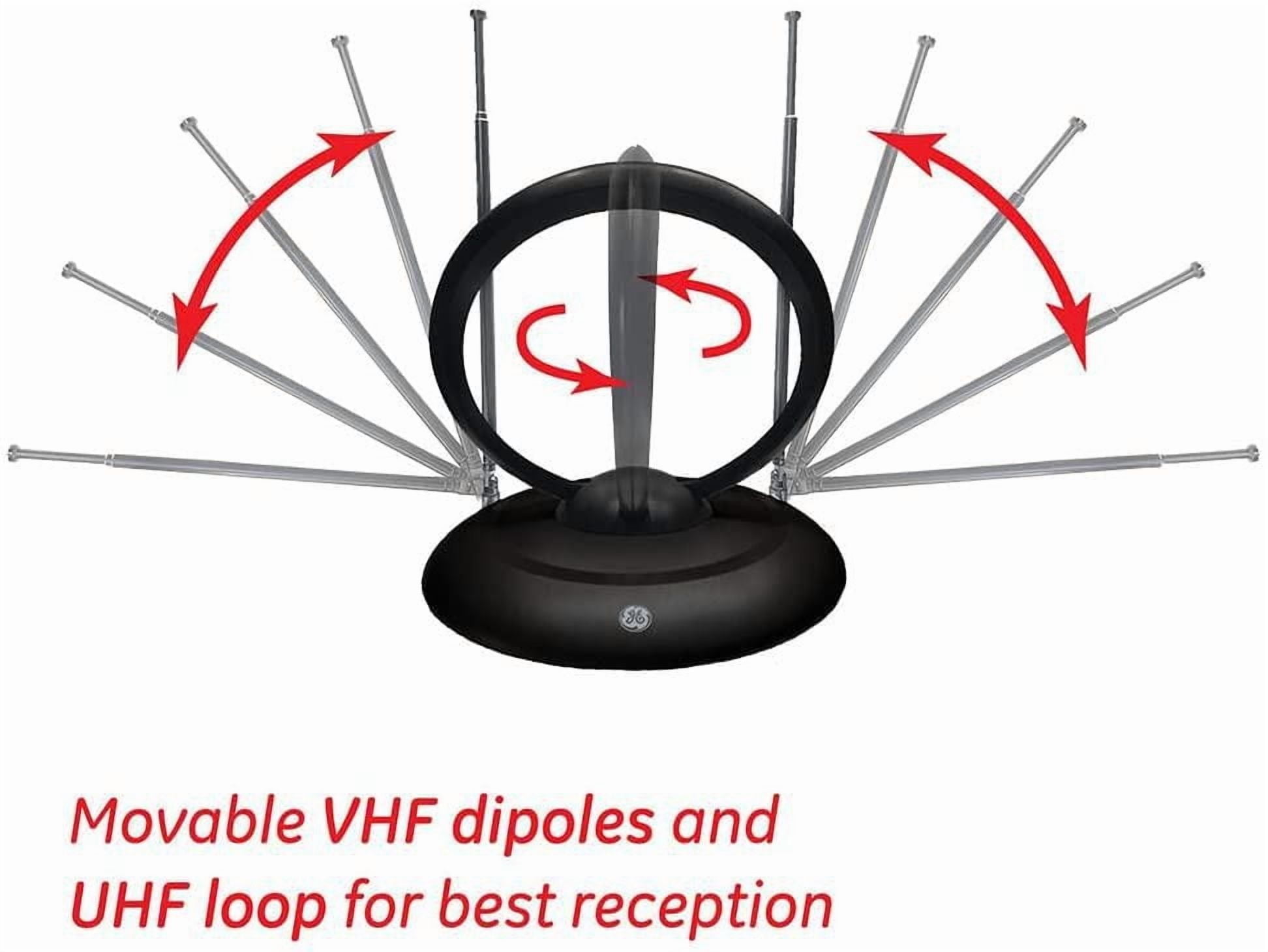 Onn. Antenne intérieure pour téléviseur haute définition, réglage facile, ONA16AV002CA