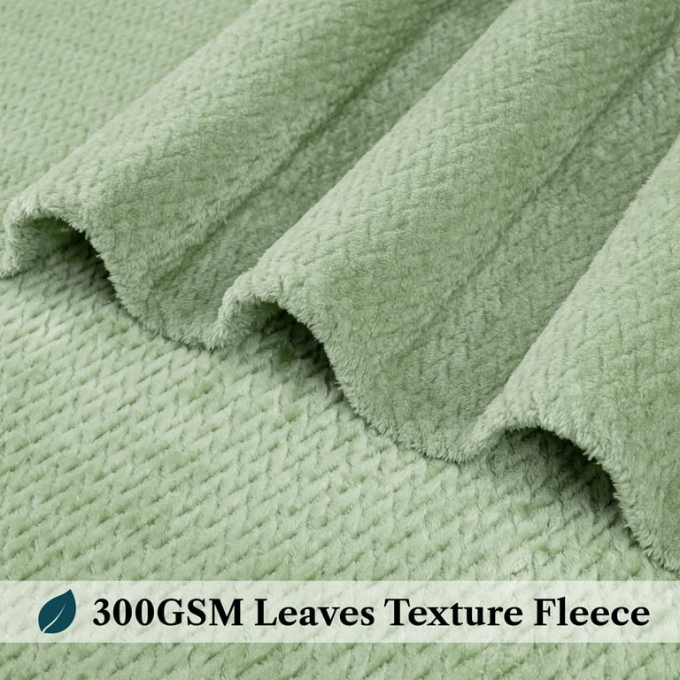 PAVILIA Premium Flannel Fleece Throw Blanket, Lightweight, Warm