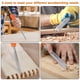 thumbnail image 5 of Juego de 5 Cinceles para Madera, Herramientas para Trabajar la Madera, Cinceles para Trabajar la Madera con Punta de Martillo de Acero, Cincel para Herramientas de Madera., 5 of 5