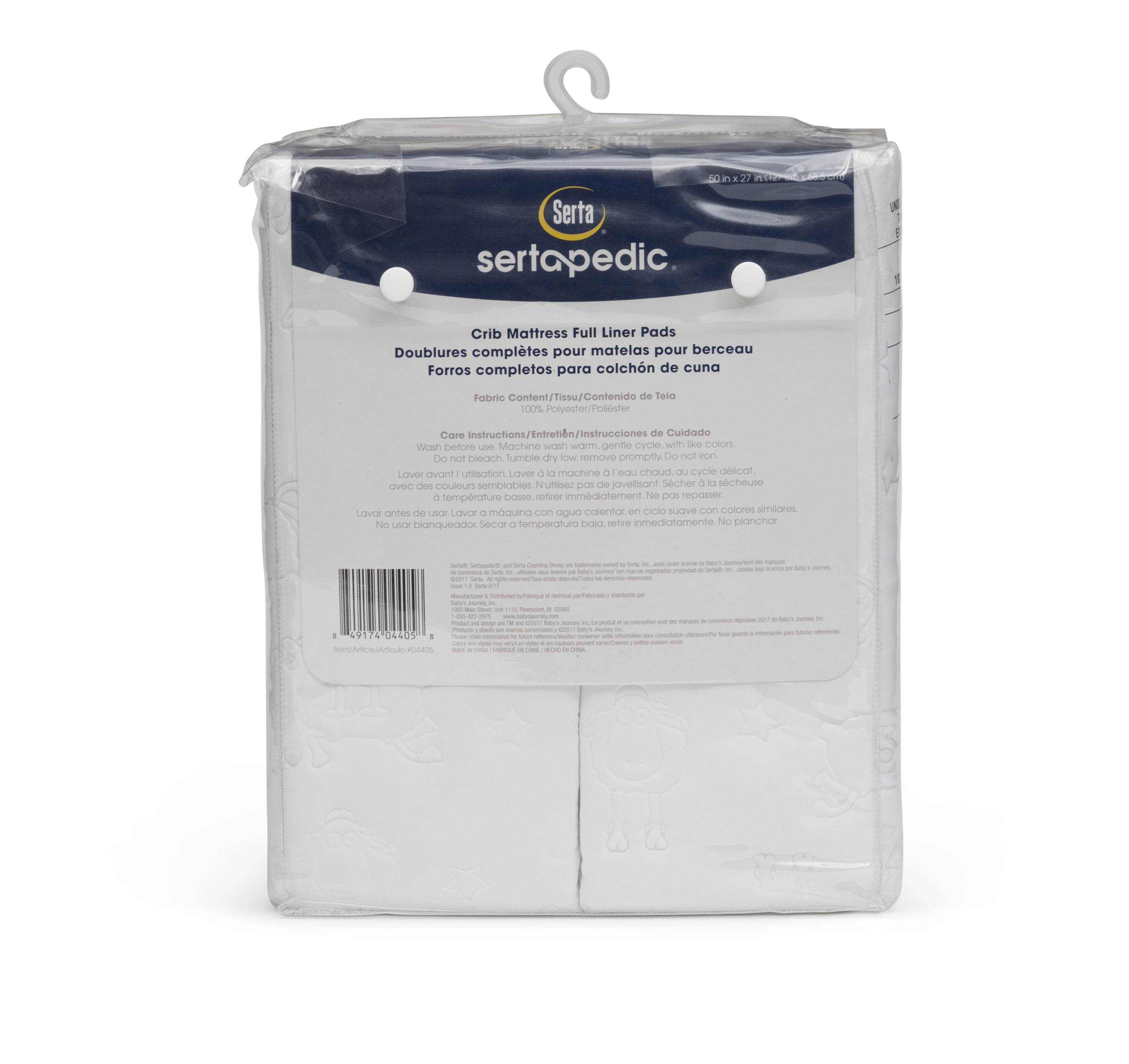 serta sertapedic crib liner pads set of two