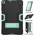 thumbnail image 4 of Mignova For Samsung Galaxy Tab A 10.1 2019 Case(SM-T510/T515),Heavy Duty Shockproof Rugged Case High Impact Full Body Protective Case for Samsung Galaxy Tab A 10.1 Inch T510/T515(Black/Aqua), 4 of 7