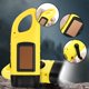 thumbnail image 3 of Linterna de supervivencia LED recargable con mosquetón para aventuras al aire libre Linterna de emergencia solar y con manivela, 3 of 5