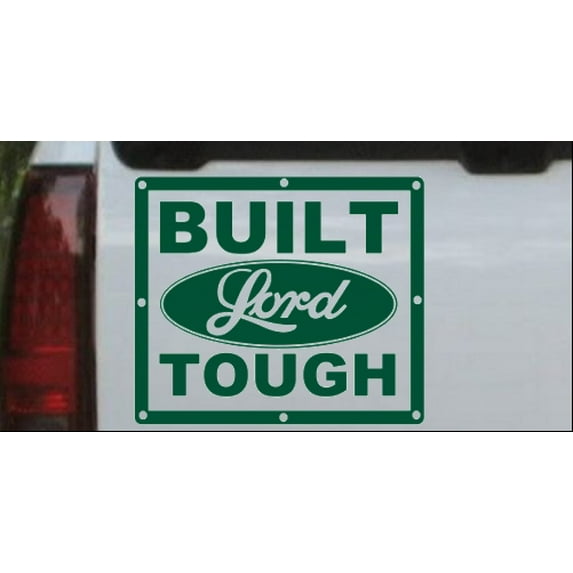 Built Lord Tough Car or Truck Window Decal Sticker