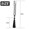 thumbnail image 2 of 2 Pcs Curtain Tiebacks Tassel Tie-Backs, Handmade Curtain Holdbacks Rope Curtains tie Handmade Curtain Holdbacks for Home and office Window Drapery, 2 of 5