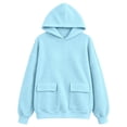 thumbnail image 6 of SUXIAN Hoodie Girls Graphic Print Long Sleeve Pullover Casual Jacket with Pocket Kids Girls Hoodie 9-10 Years, 6 of 6