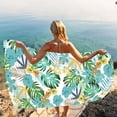 thumbnail image 3 of HBBKVI Tropical Beach Towel 30" × 60", Colorful Bath Towels for Beach Travel Camping Picnic, Large Super Absorbent Quick Dry Sand Free Towels, 3 of 7