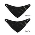 thumbnail image 6 of Kll Black Marble Texture Abstract Dog Bandanas,Triangle Reversible Pet Scarf For Small Medium Large And Extra Large Dogs-Medium, 6 of 7