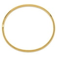 thumbnail image 2 of 14K Yellow Gold bracelet Bangle 8.5 in 5 mm 3 16 Oversize High Polished Hinged, 2 of 3