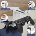 thumbnail image 5 of AEVXKHI Aluminium Alloy Headphone Hanger, No Drilling 3 in 1 Gaming Headset Holder, Detachable Anti Slip Controller, Headset Hanger with Protective Pad for Clamping on Desk, 5 of 10